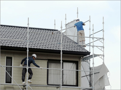 くさび緊結式足場(ビケ足場、本足場)